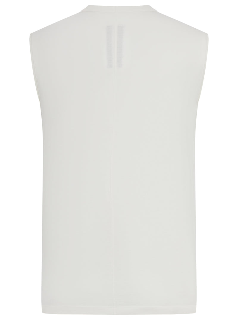 COTTON SLEEVELESS TOP WITH PRINT