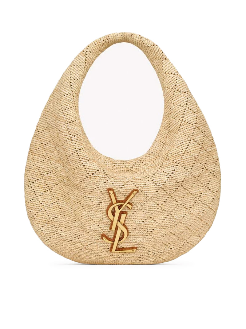 ICARE RAFFIA HOBO BAG