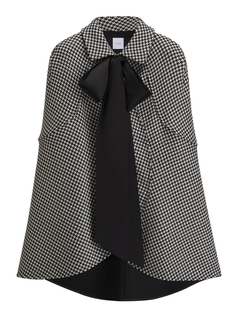 CAPE WITH KNOTTED NECKLINE
