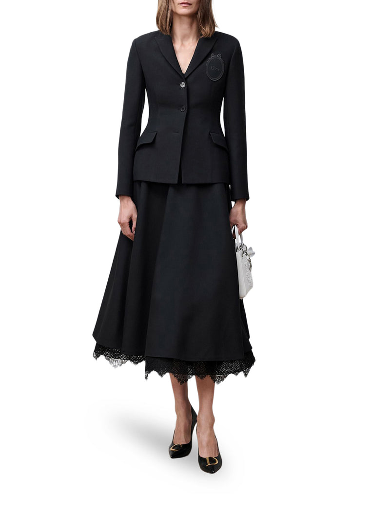 BAR JACKET WITH DIOR MEDAL EMBROIDERY