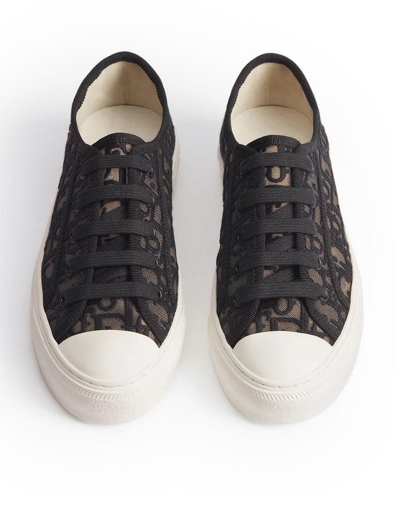 WALK`N`DIOR MESH SNEAKER WITH OBLIQUE EMBROIDERY