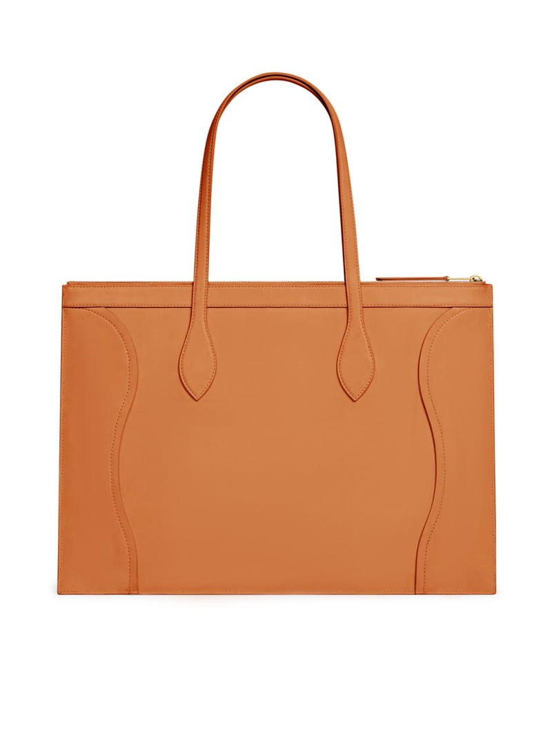 CABAS FLAT NEW LUGGAGE IN SHINY CALFSKIN LEATHER