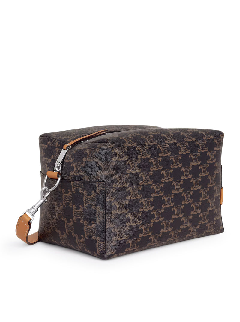 TAKE AWAY CROSSBODY BAG IN TRIOMPHE CANVAS AND CALFSKIN