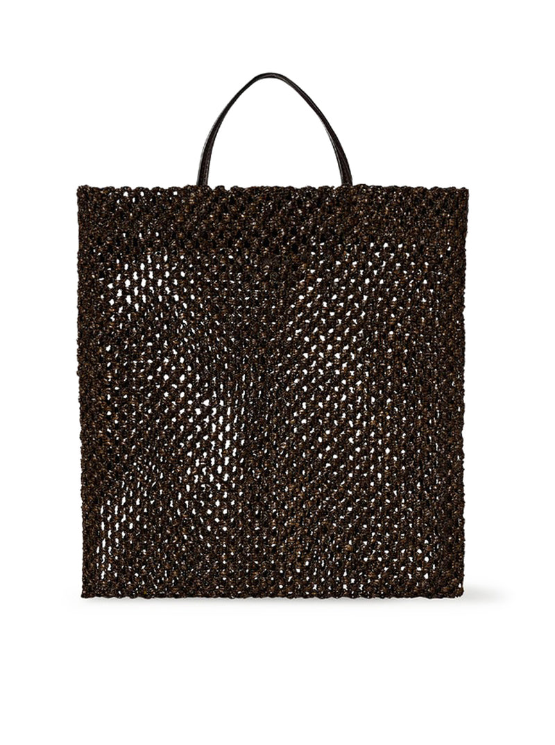MINI BARN RAFFIA TOTE BAG