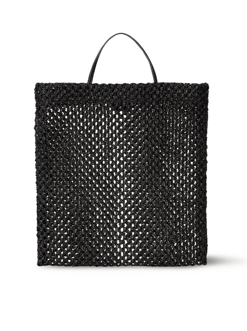 MINI BARN RAFFIA TOTE BAG