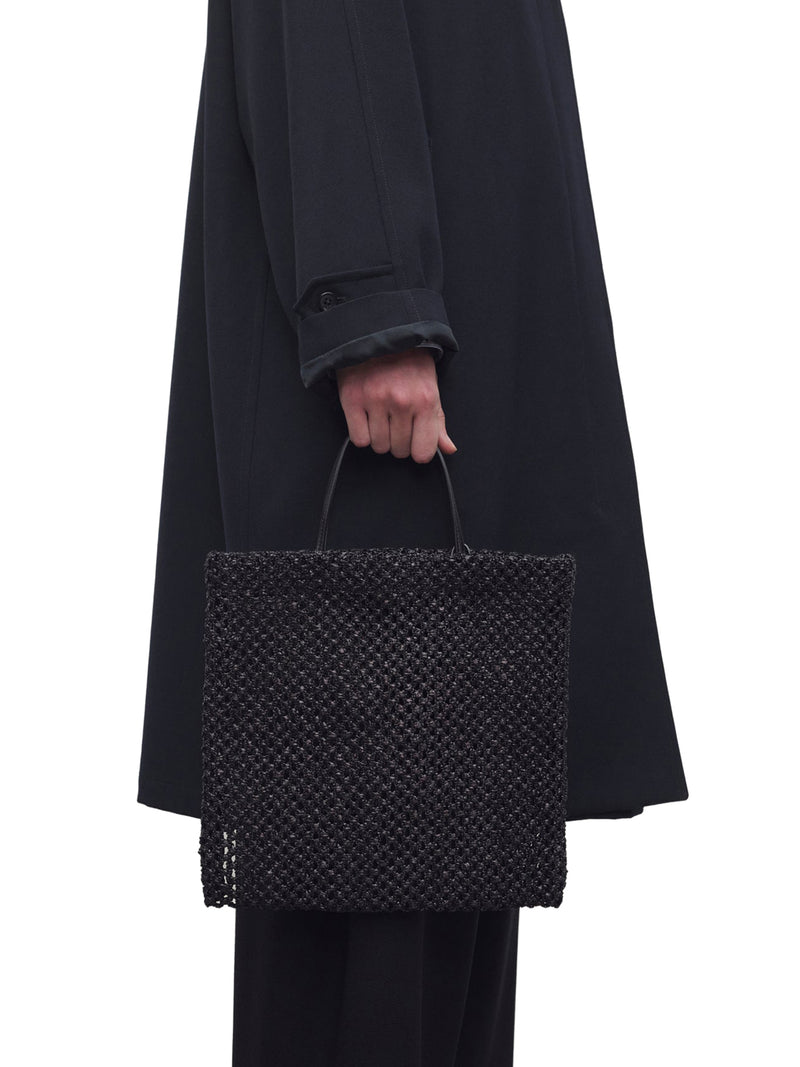 MINI BARN RAFFIA TOTE BAG