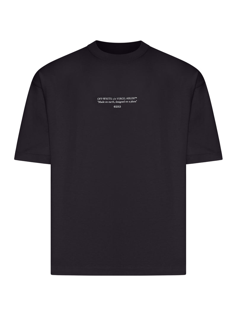 CREW NECK COTTON STATEMENT T-SHIRT