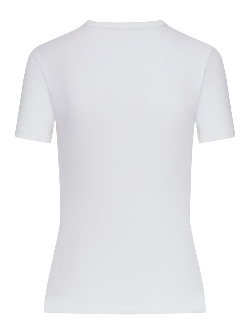 SLIM FIT COTTON T-SHIRT WITH LOGO