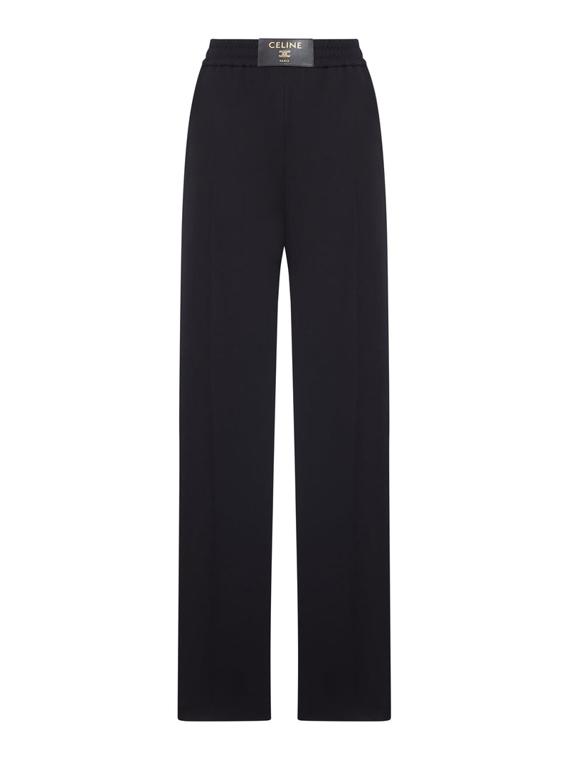 WIDE LEG WOOL TROUSERS