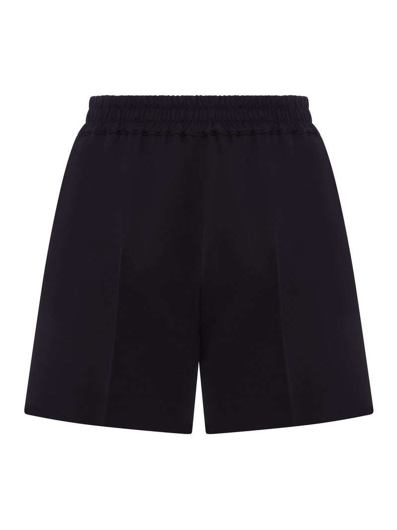 SHORTS WITH ELASTIC WAIST AND LOGO
