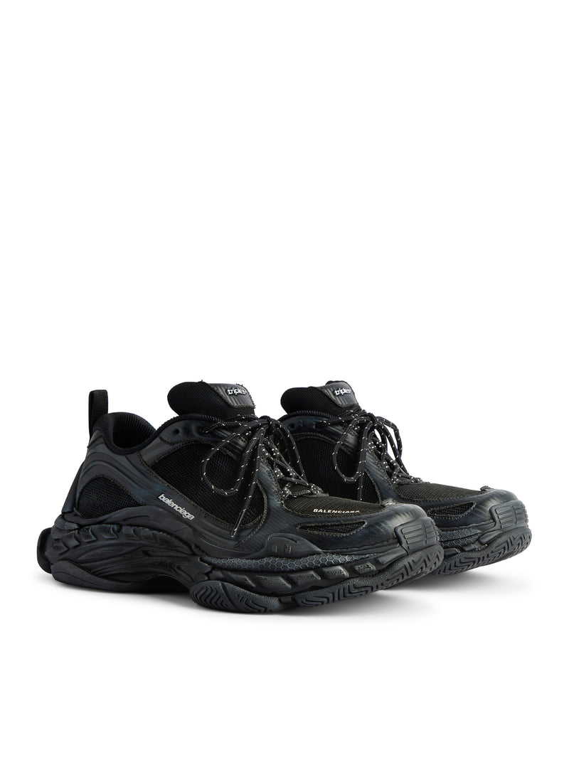 TRIPLE S 2 SNEAKER IN BLACK/DARK GREY