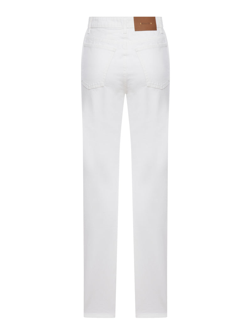DANIELLE WHITE COTTON JEANS