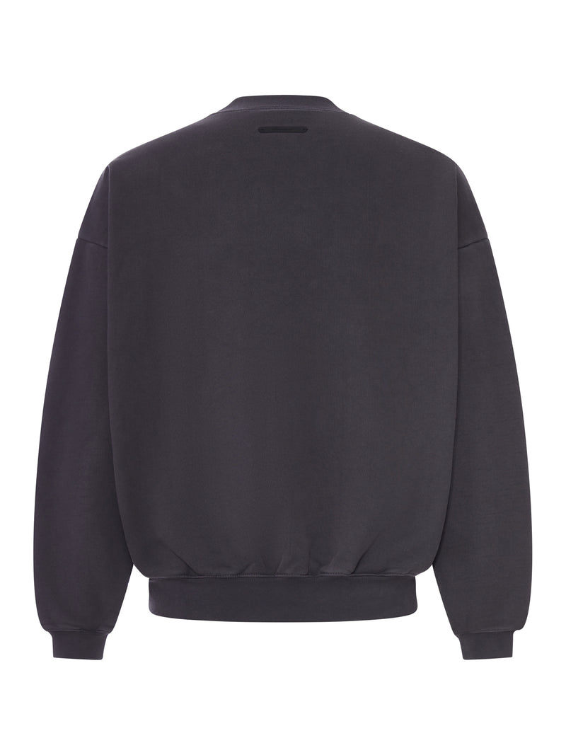 90`S CREW NECK COTTON CAMPUS SWEATSHIRT