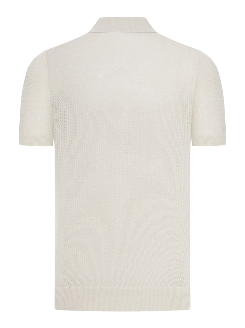 LIGHTWEIGHT PERFORATED KNIT SHIRT