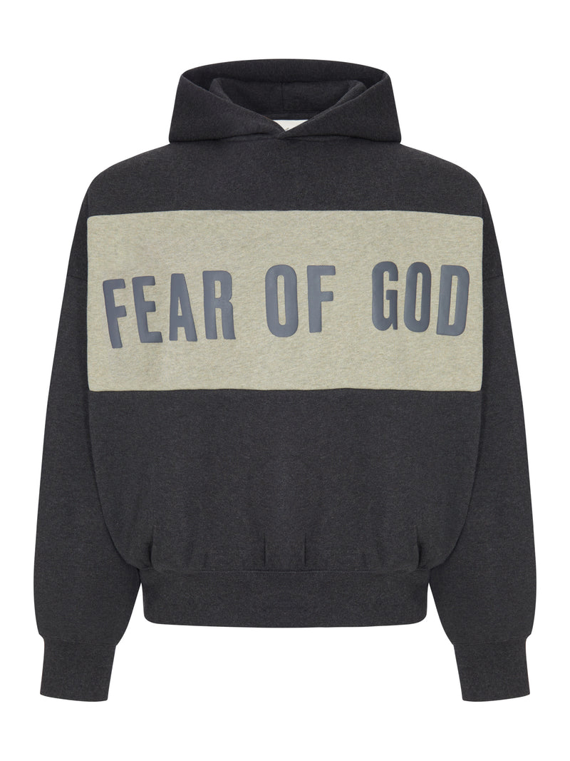 COLOR BLOCK HOODIE WITH FRONT AND BACK LOGO