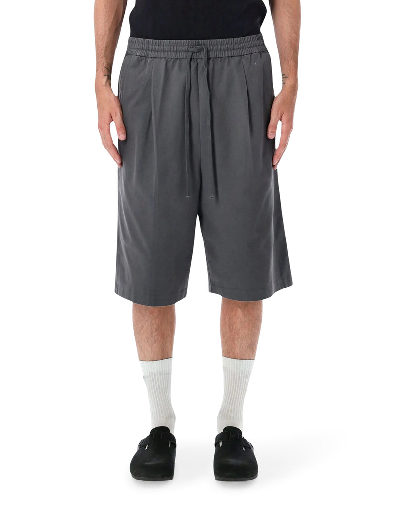 COTTON TWILL SHORTS WITH DRAWSTRING