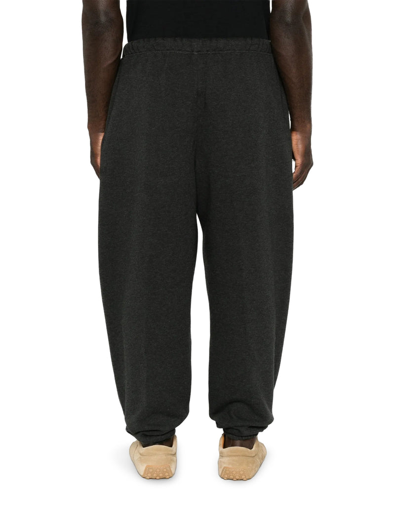 MÉLANGE FLEECE JOGGER PANTS WITH DRAWSTRING AND ELASTICATED CUFFS
