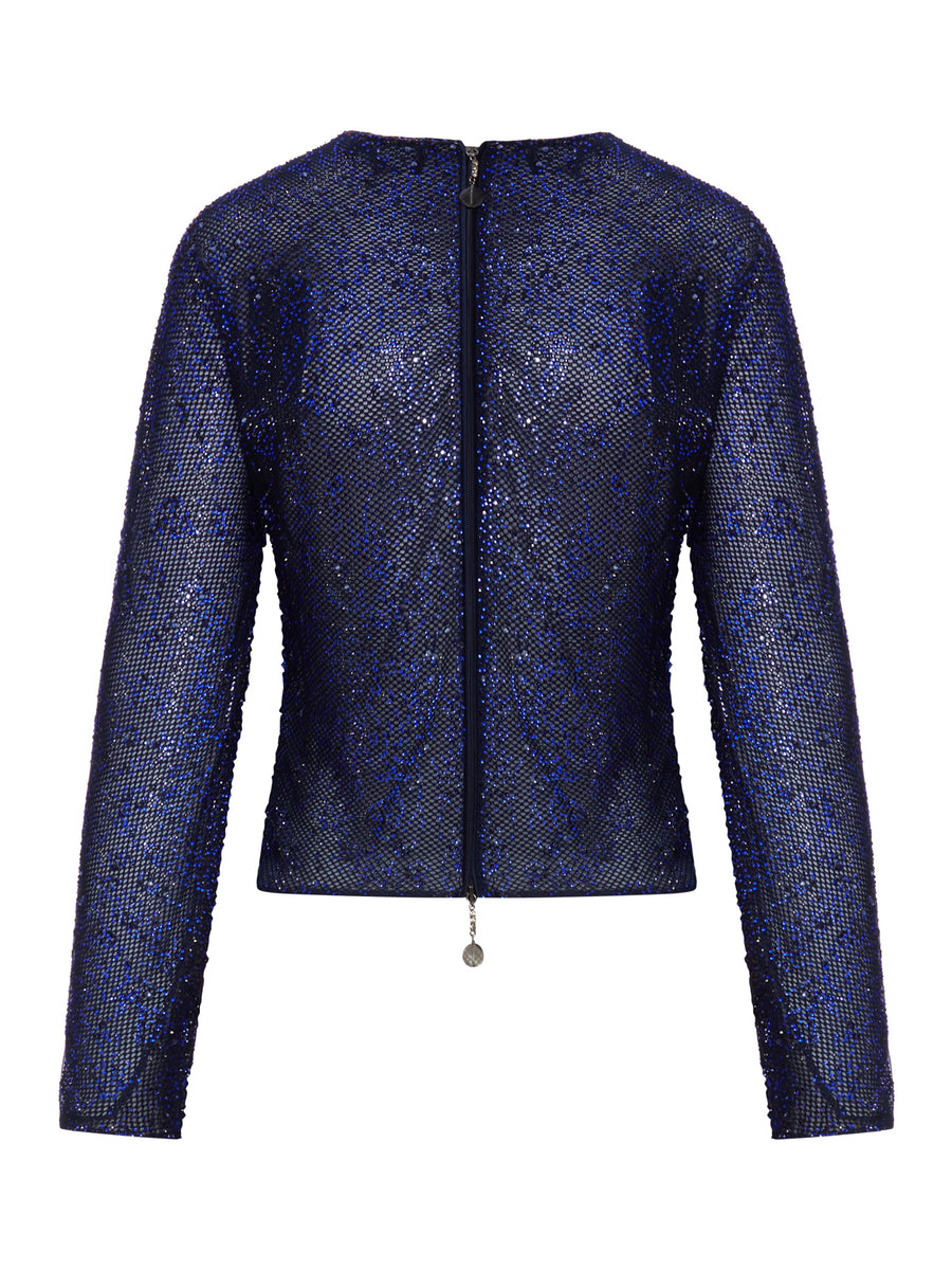 TOP COMPLETELY COVERED WITH RHINESTONE