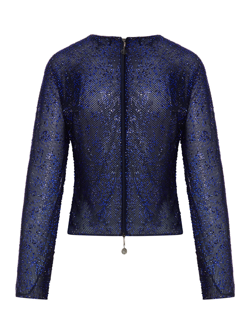 TOP COMPLETELY COVERED WITH RHINESTONE
