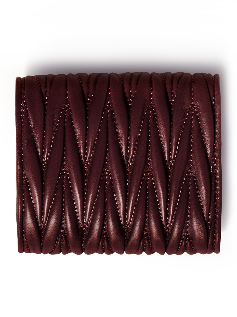 SMALL WALLET IN NAPPA MATELASSE