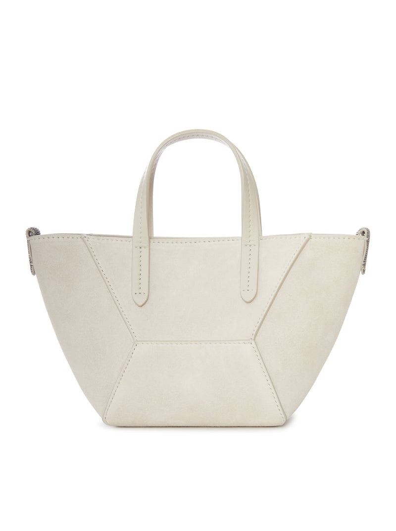 MINI SUEDE BAG WITH SHOULDER STRAP