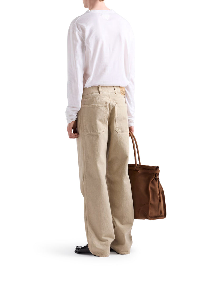 OLD DENIM FIVE-POCKET TROUSERS