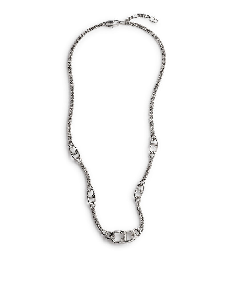 CD ICON THIN LINK NECKLACE