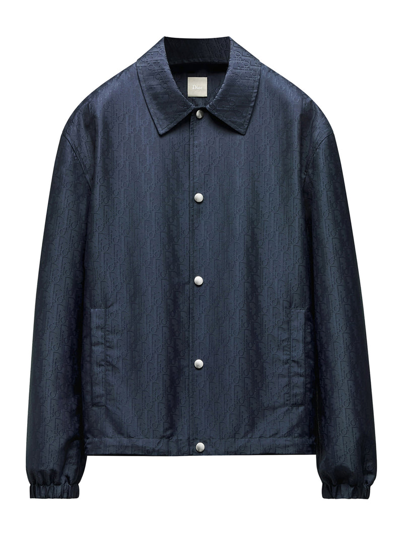 TECHNICAL JACQUARD COACH JACKET