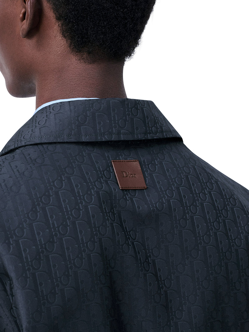 TECHNICAL JACQUARD COACH JACKET