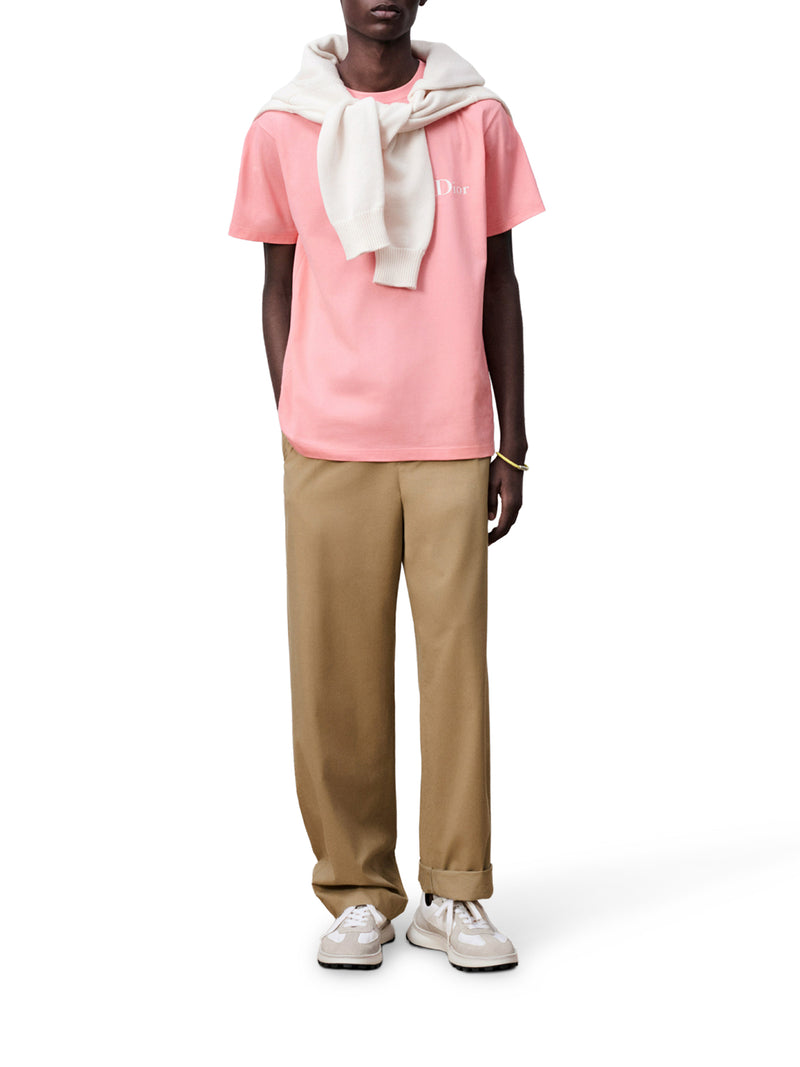 T-SHIRT WITH EMBROIDERY IN COTTON JERSEY