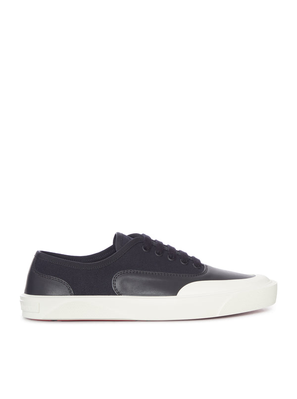 TACTICAL SKATE SNEAKERS IN CALFSKIN AND COTTON