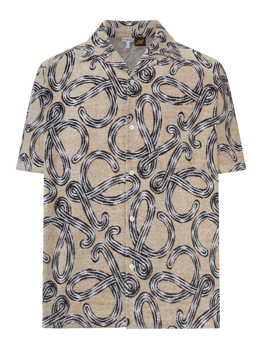 SHORT-SLEEVED SHIRT WITH ALL-OVER ANAGRAM