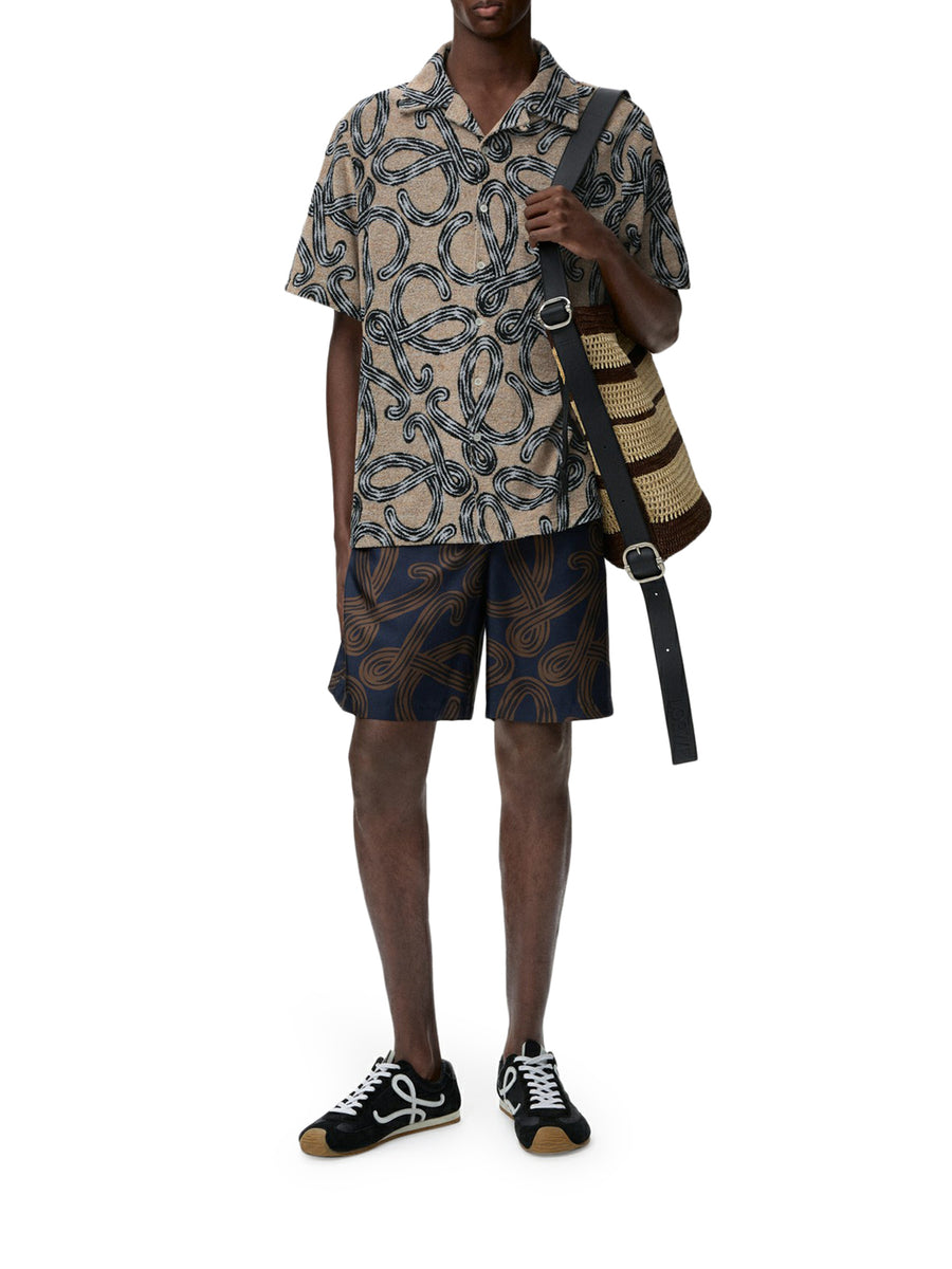 SHORT-SLEEVED SHIRT WITH ALL-OVER ANAGRAM