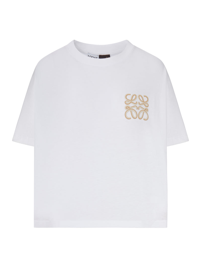 COTTON T-SHIRT WITH A BOXY FIT