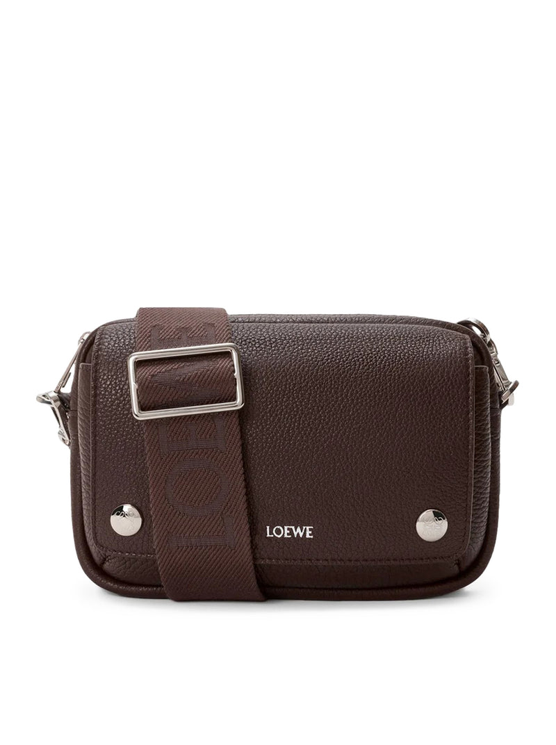 SMALL PEBBLE MESSENGER BAG IN SOFT GRAINED CALFSKIN