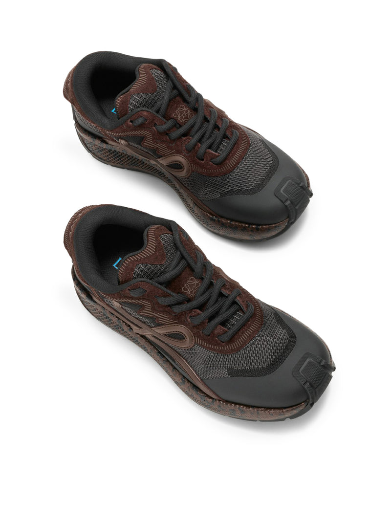 POGO SNEAKERS IN TECHNICAL KNIT AND SUEDE