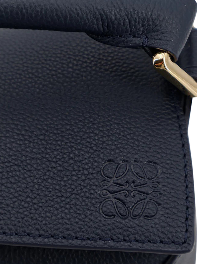 SMALL PUZZLE EDGE BAG IN GRAINED CALFSKIN
