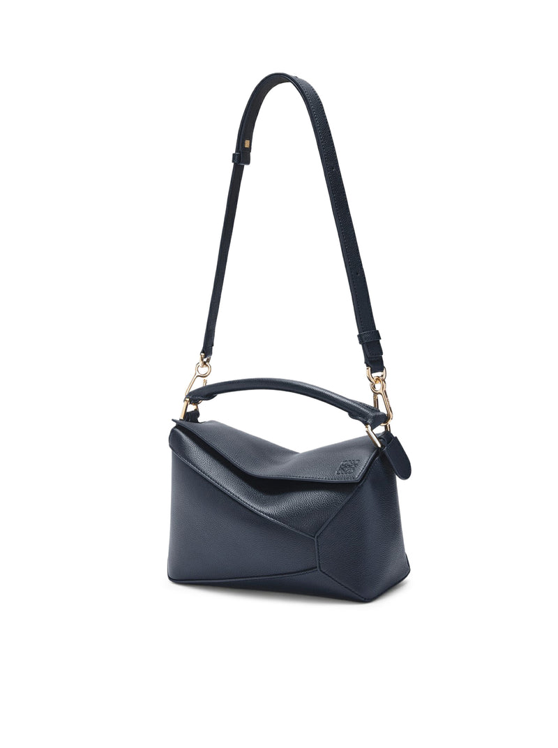 SMALL PUZZLE EDGE BAG IN GRAINED CALFSKIN