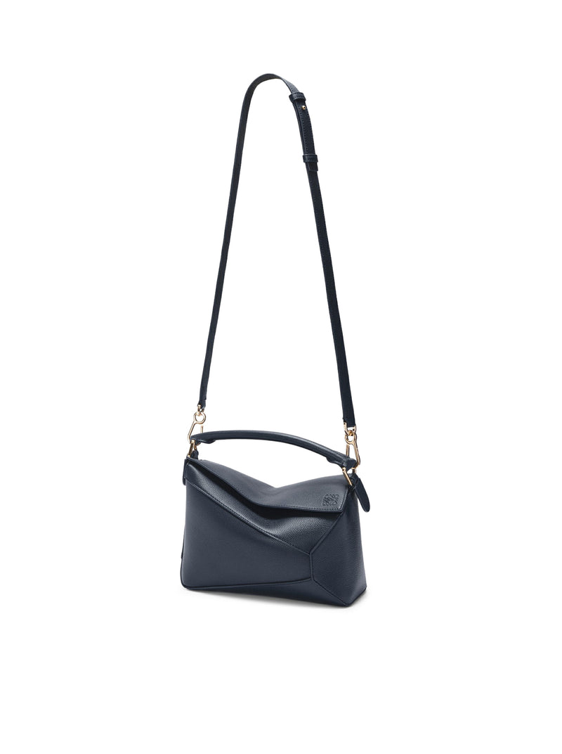 SMALL PUZZLE EDGE BAG IN GRAINED CALFSKIN