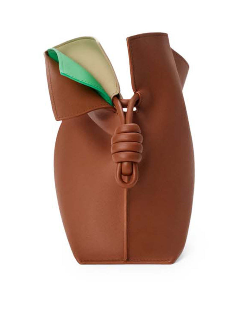 MEDIUM LAYERED FLAMENCO CLUTCH IN NAPPA CALFSKIN