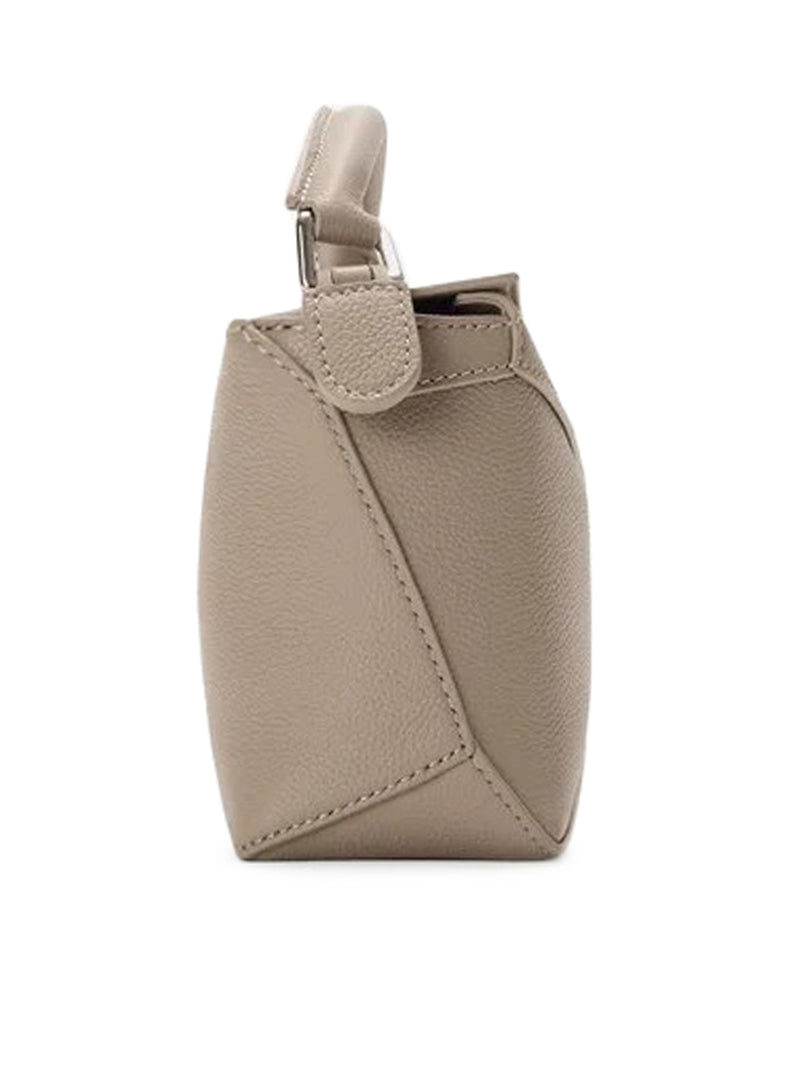 PUZZLE EDGE MINI BAG IN GRENADE LEATHER