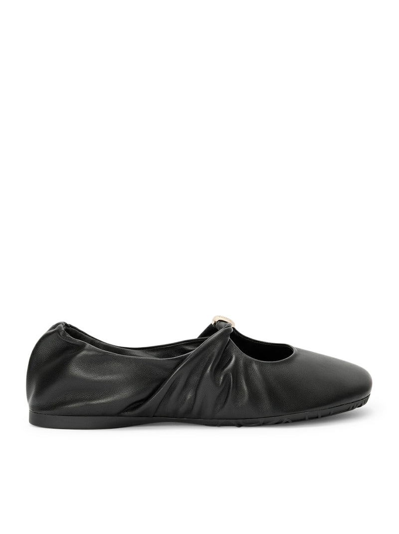 PEBBLE BALLERINAS IN LAMBSKIN NAPPA