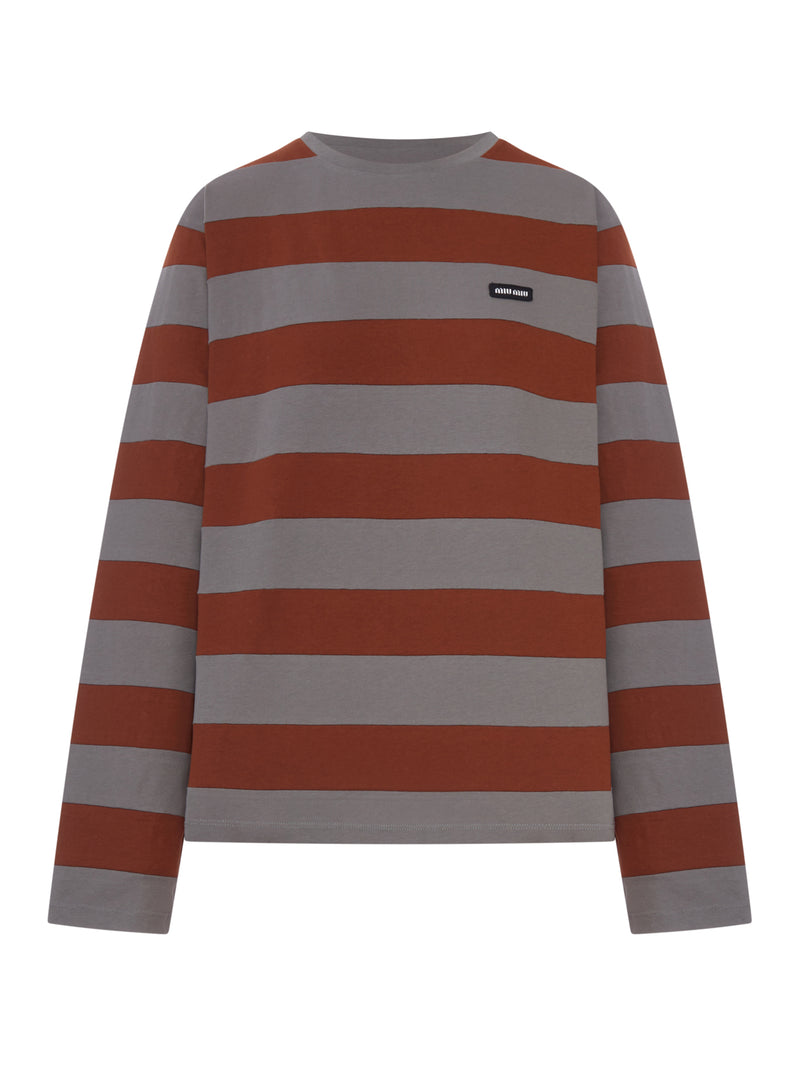 STRIPED JERSEY T-SHIRT