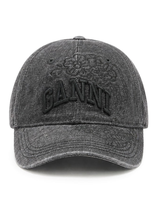 EMBROIDERED DENIM CAP