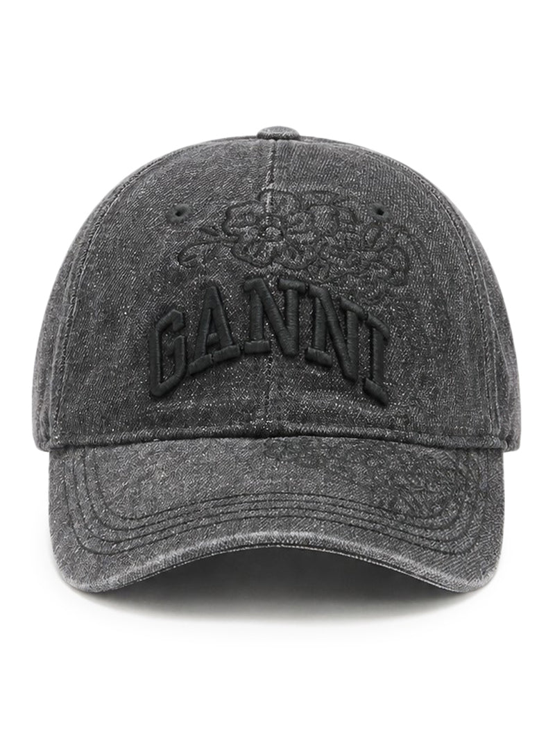 EMBROIDERED DENIM CAP
