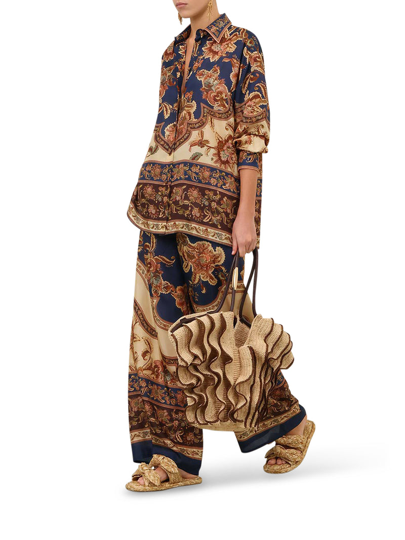 ASTER PRINTED SILK SHIRT
