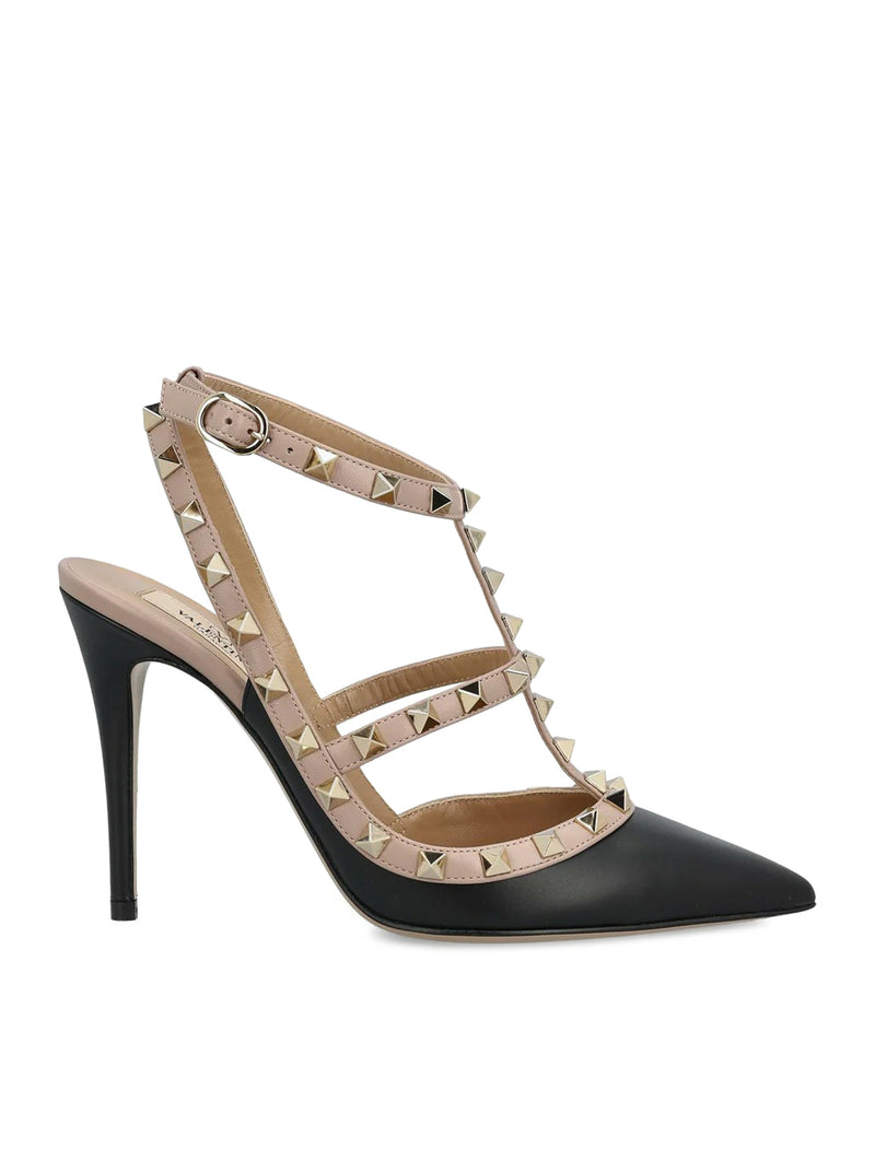 ROCKSTUD LEATHER PUMPS