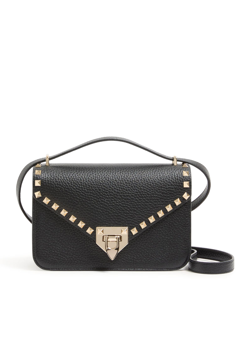 SMALL ROCKSTUD CALFSKIN SHOULDER BAG