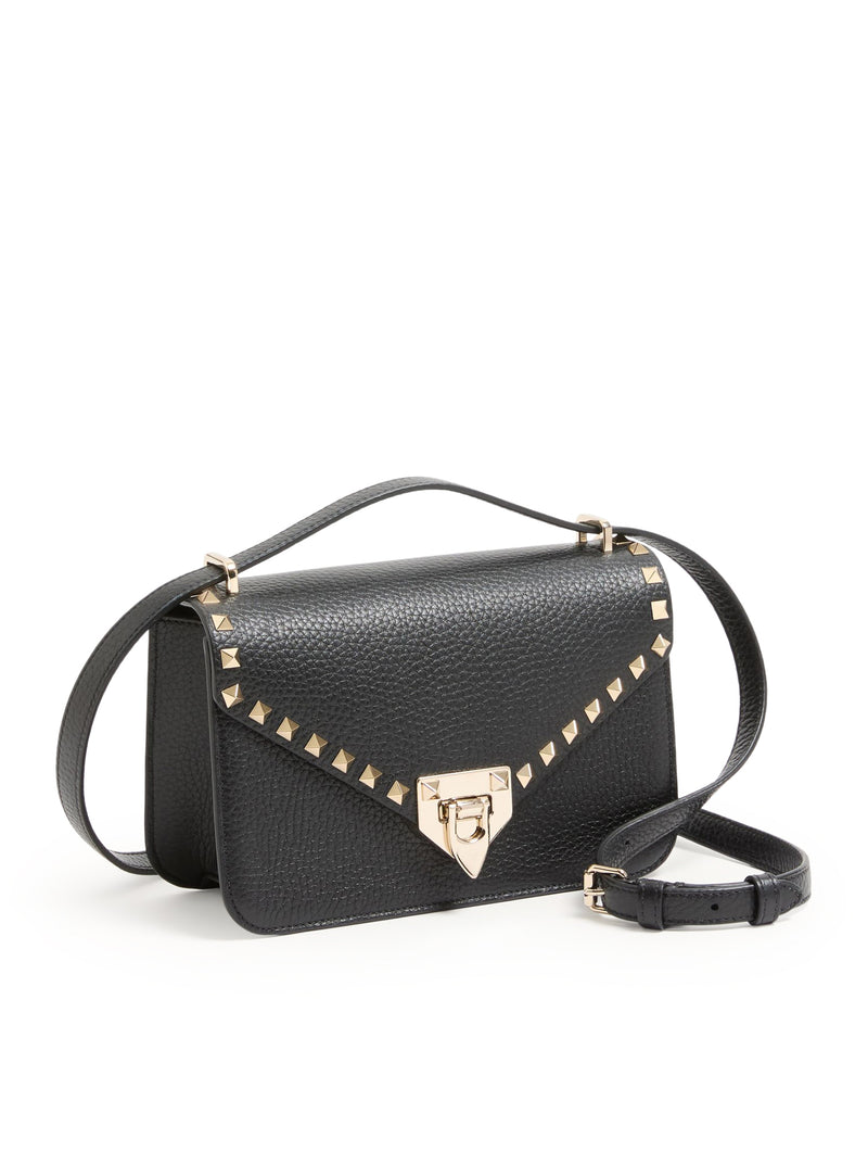 SMALL ROCKSTUD CALFSKIN SHOULDER BAG