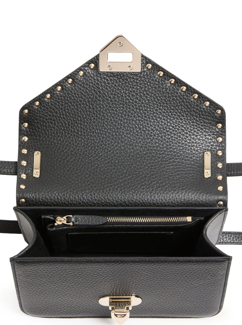 SMALL ROCKSTUD CALFSKIN SHOULDER BAG